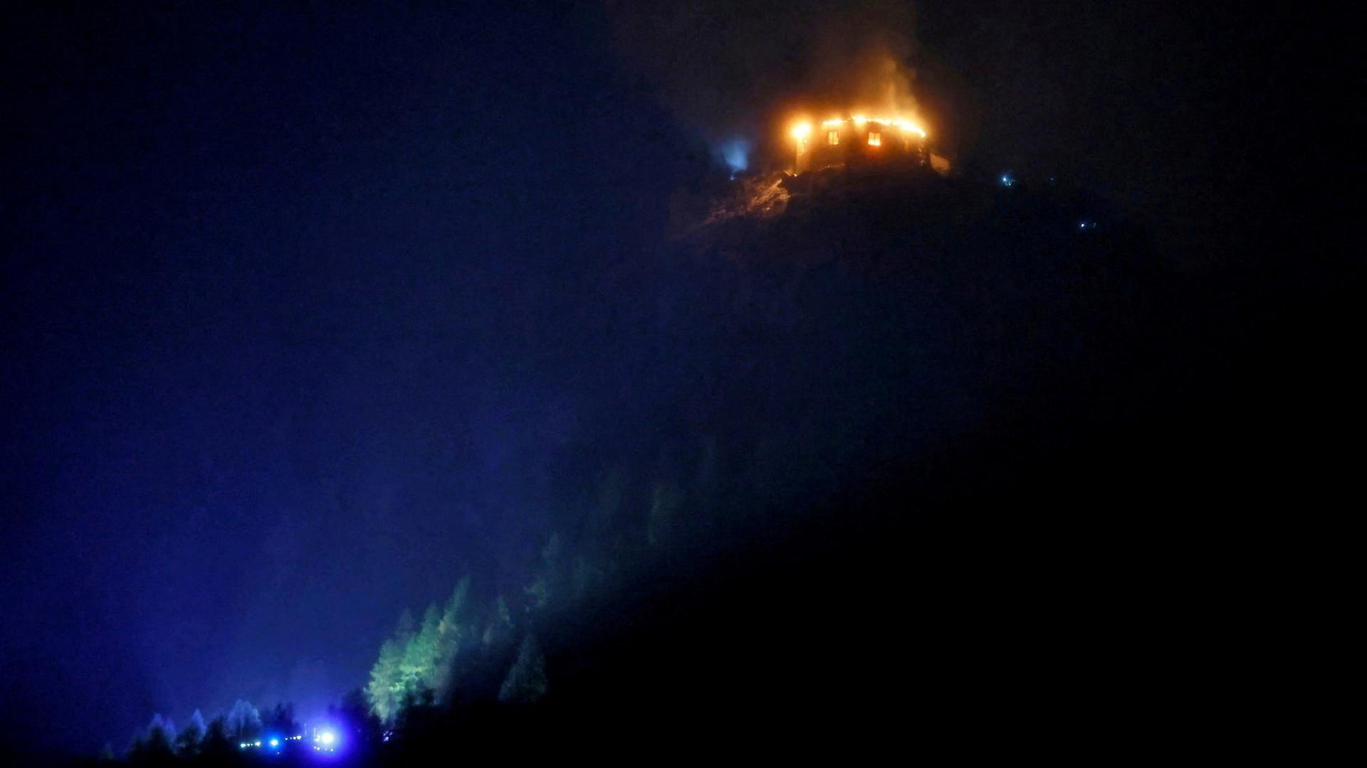 "Adlerhorst" der Nazis: Großbrand im Kehlsteinhaus am Obersalzberg