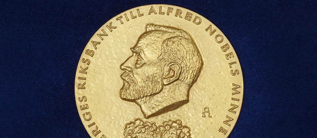 Medaille für den Nobelpreis für Wirtschaftswissenschaften