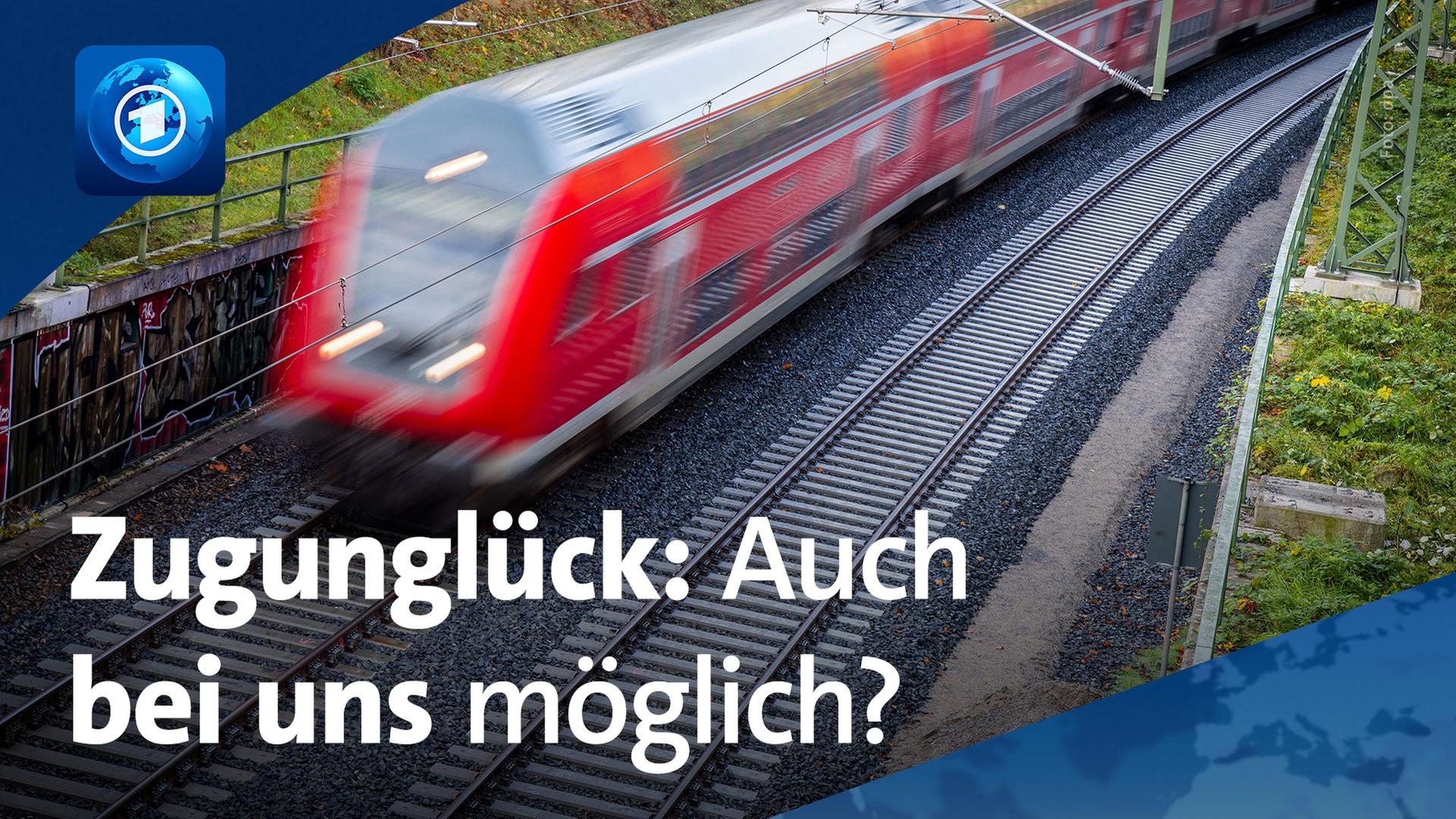 Ein Zug der Deutschen Bahn ist bei der Fahrt zu sehen. | dpa/ARD-aktuell