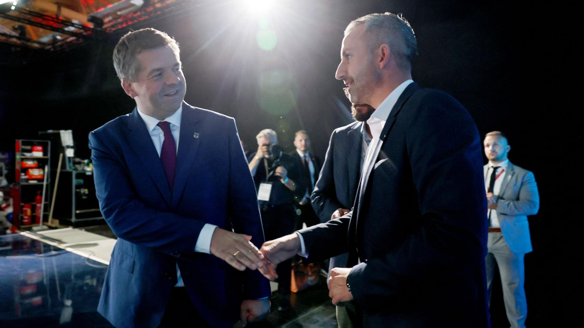 Sven Schulze und Ulrich Siegmund | Jan Woitas/dpa