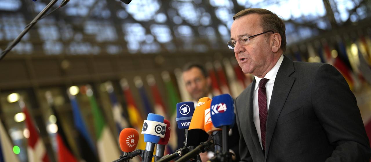 Boris Pistorius in Brüssel