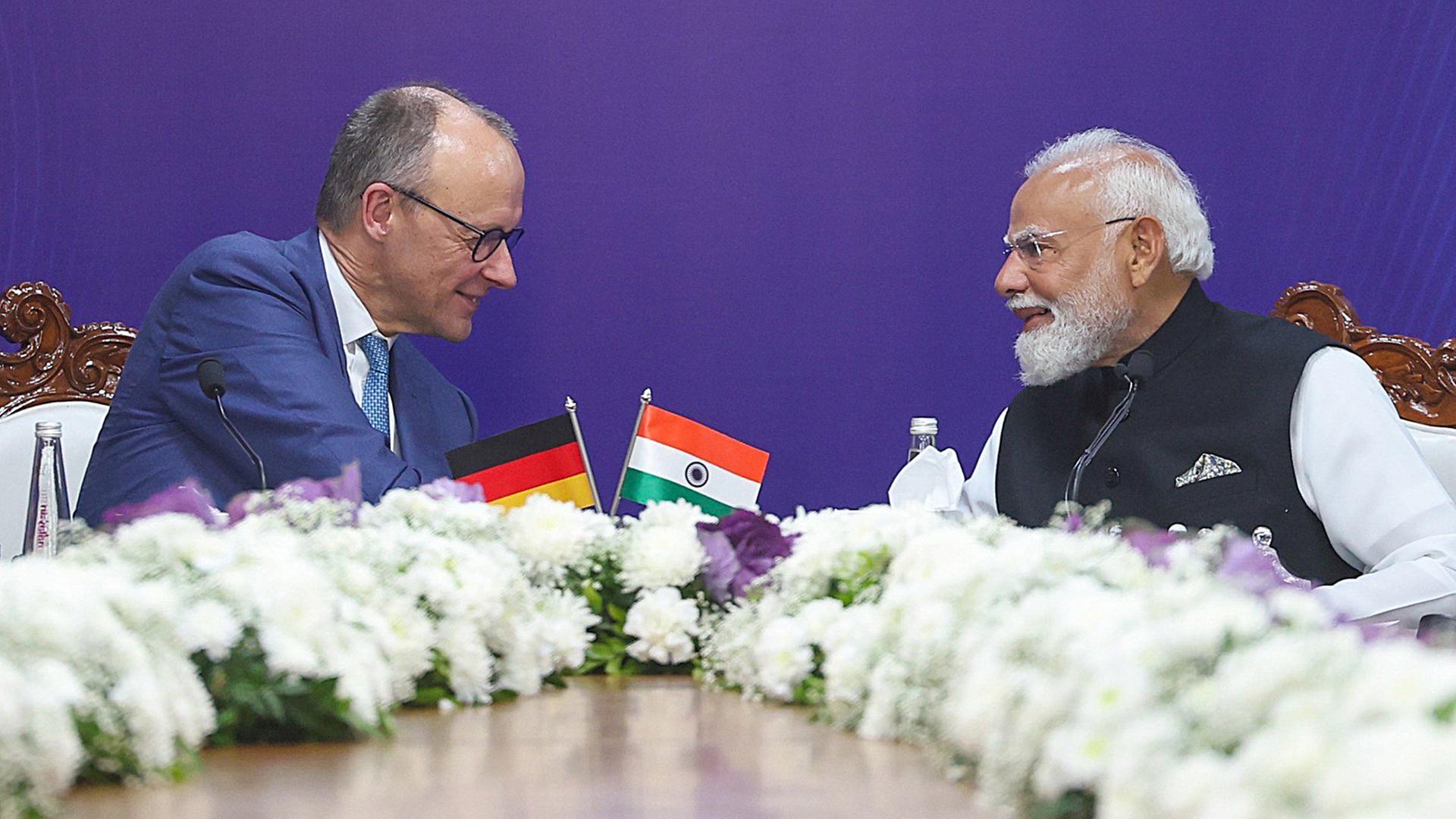 Friedrich Merz und Narendra Modi | EPA