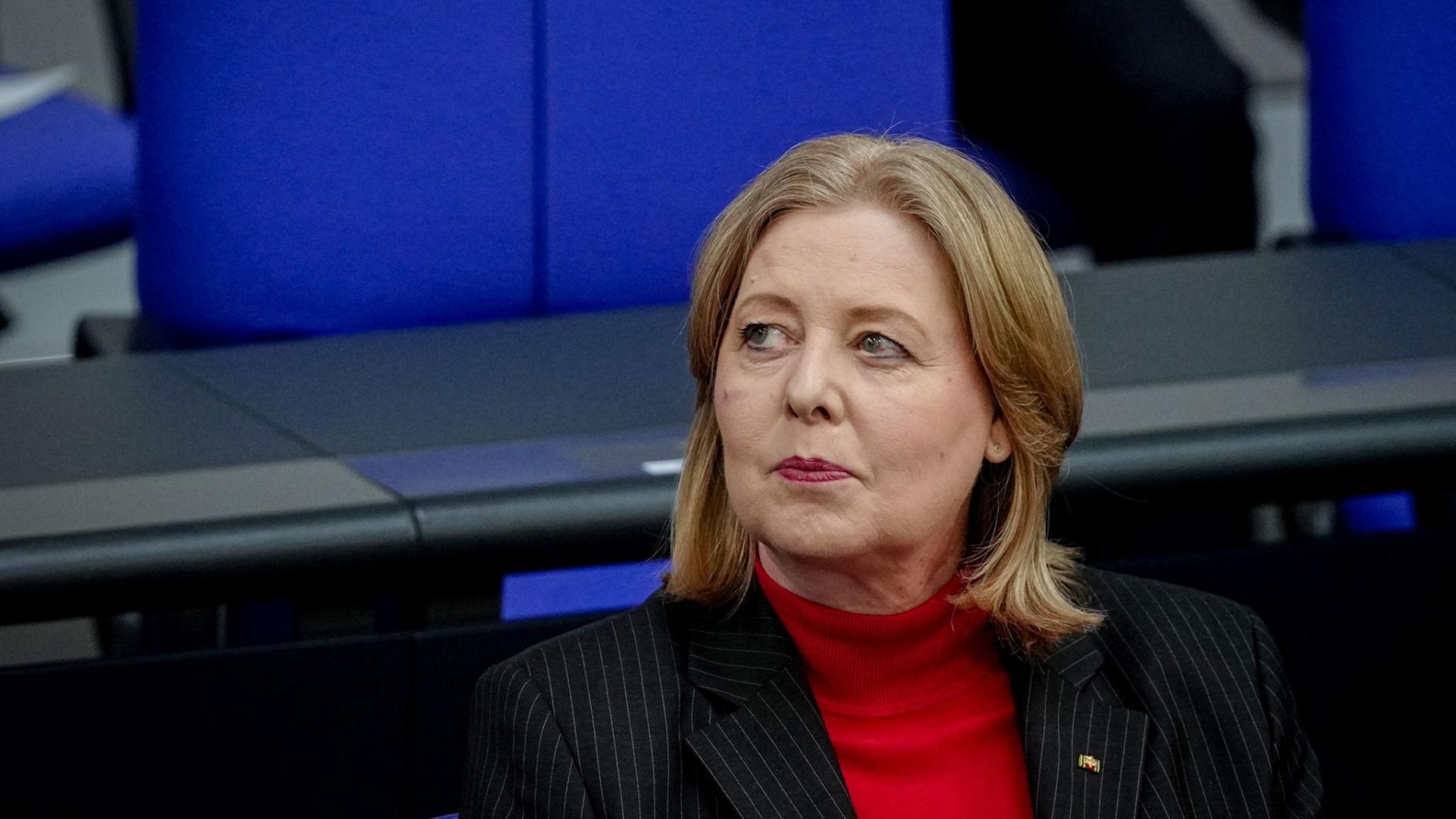 B�rbel Bas sitzt im Bundestag. | Kay Nietfeld/dpa