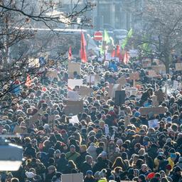 Demonstration gegen Rechtsextremismus in Nürnberg
