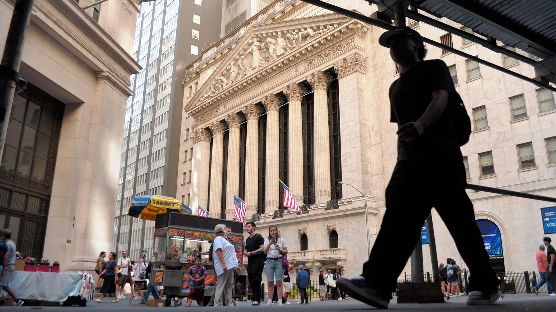 NYSE an der Wall Street. | picture alliance / Sipa USA