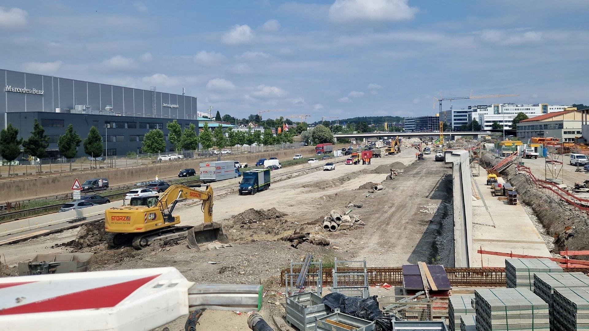 A8 und A81: Nächtliche Sperrungen und neue Verkehrsführung