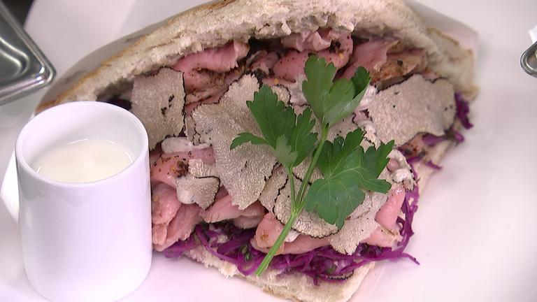 Trüffeldöner mit Ayran.