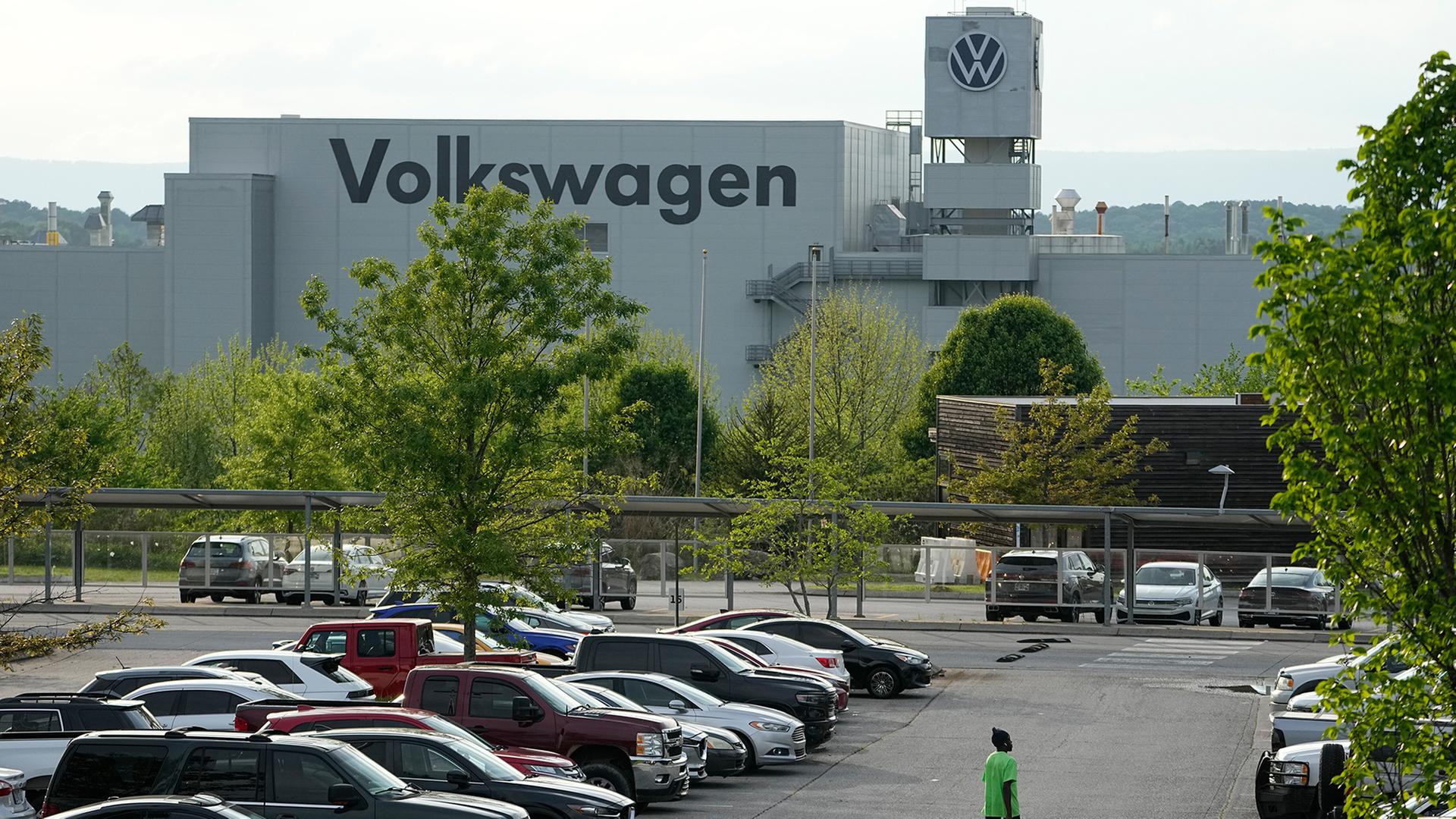 Blick auf das Volkswagen-Werk in Chattanooga (USA). | picture alliance / ASSOCIATED PR