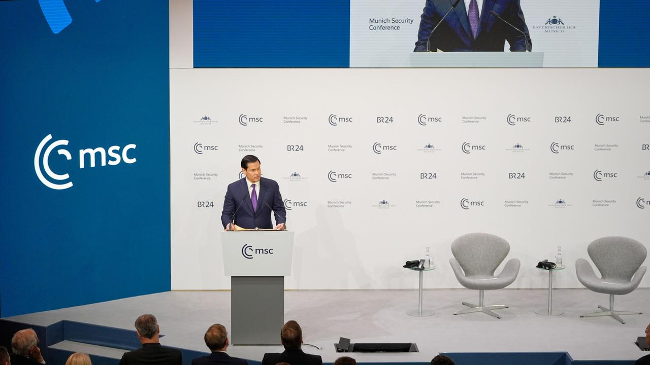 Sicherheitskonferenz: Rubio sanfter im Ton – doch knallhart in der Sache