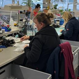 Mitarbeiterinnen im Büro von Schmeissner Sicherheitstechnik in Hermsdorf