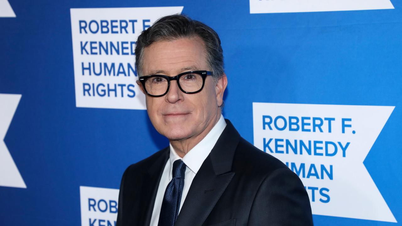 US President Trump attacks late-night host Colbert