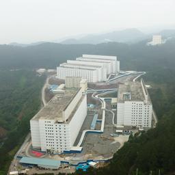 Schweinezucht und -mastanlage in Südchina