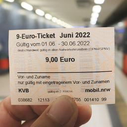 9 Euro Ticket Juni 2022