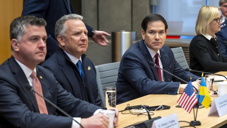 Der US-Sondergesandte Steve Witkoff und US-Außenminister Marco Rubio (Archivbild). 