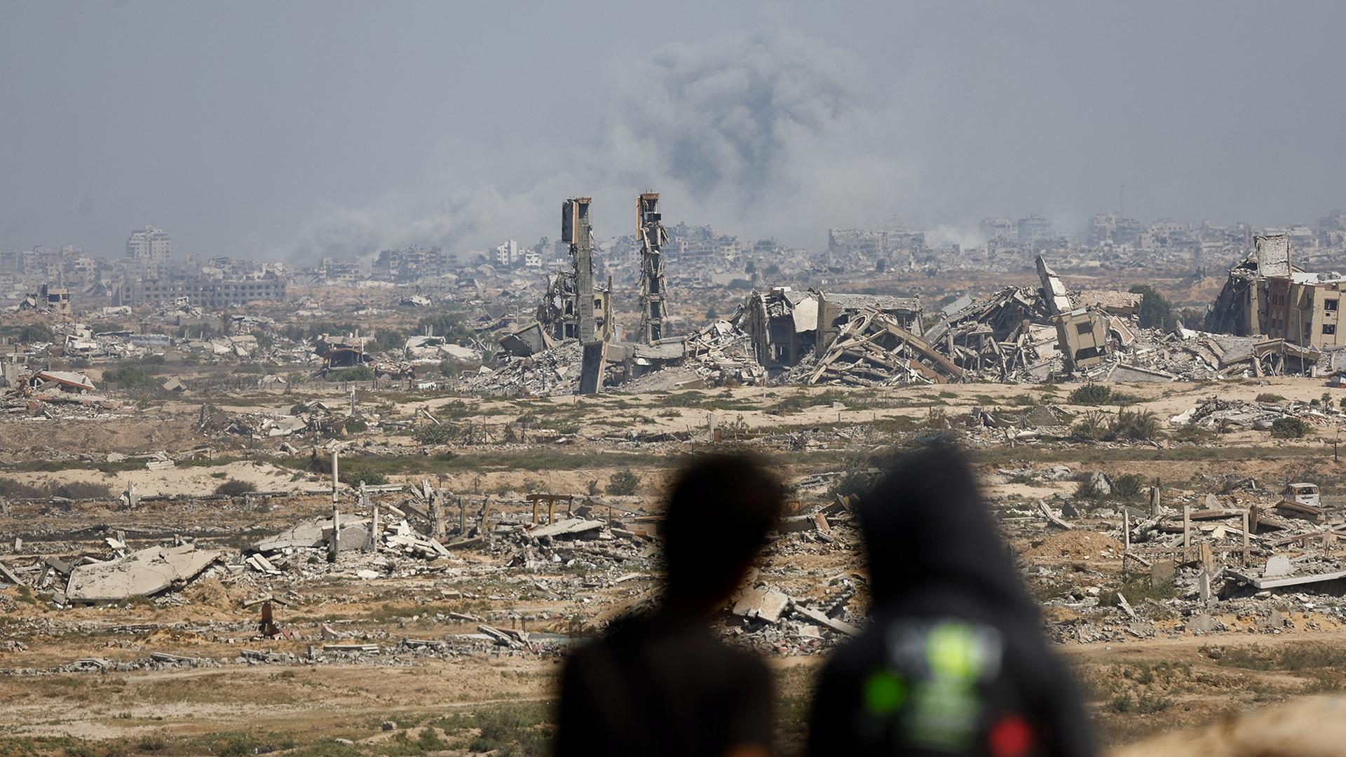Rauchwolken in Gaza-Stadt | REUTERS
