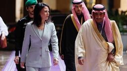 Bundesaußenministerin Annalena Baerbock in Saudi-Arabien.