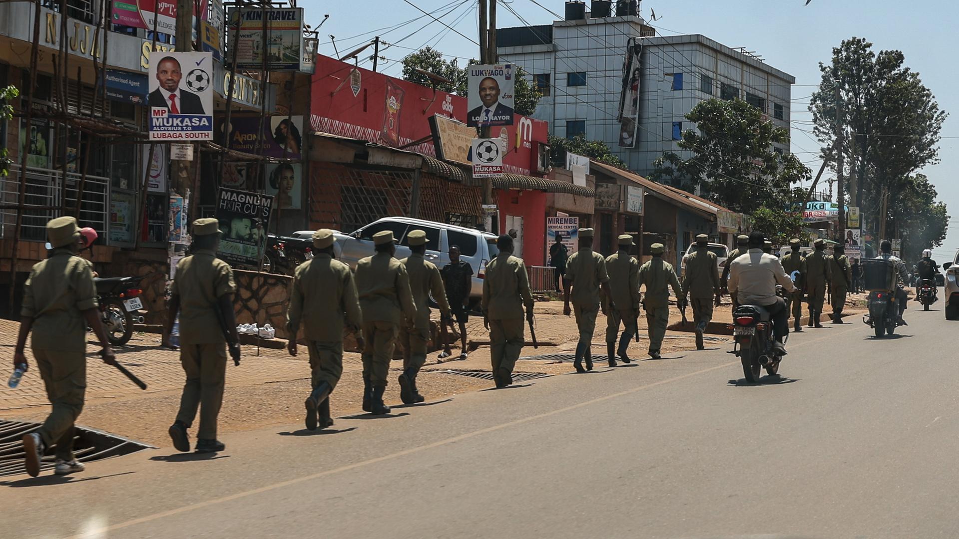 Sicherheitskräfte in Uganda | EPA