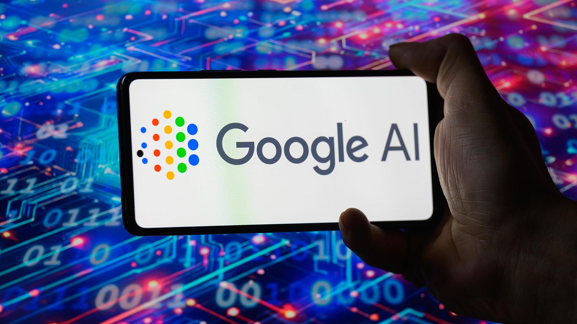 Das Google-KI-Symbol ist auf einem Handy-Bildschirm zu sehen | picture alliance / Sipa USA