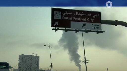 Inka Blumensaat, ARD-aktuell, zum Brand durch Explosion am Flughafen von Dubai