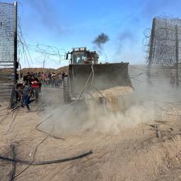 Palästinenser dringen am 7. Oktober 2023 auf israelisches Gebiet vor