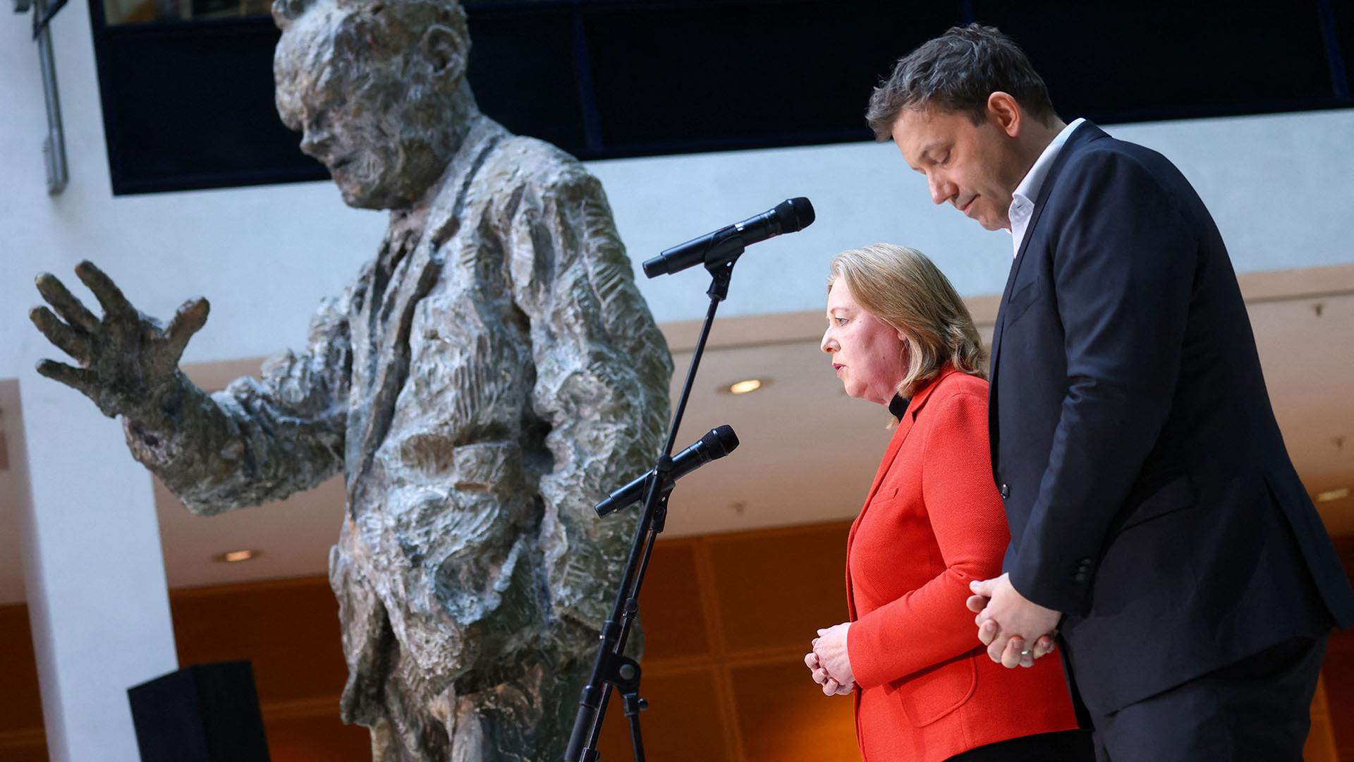 Bärbel Bas und Lars Klingbeil | REUTERS