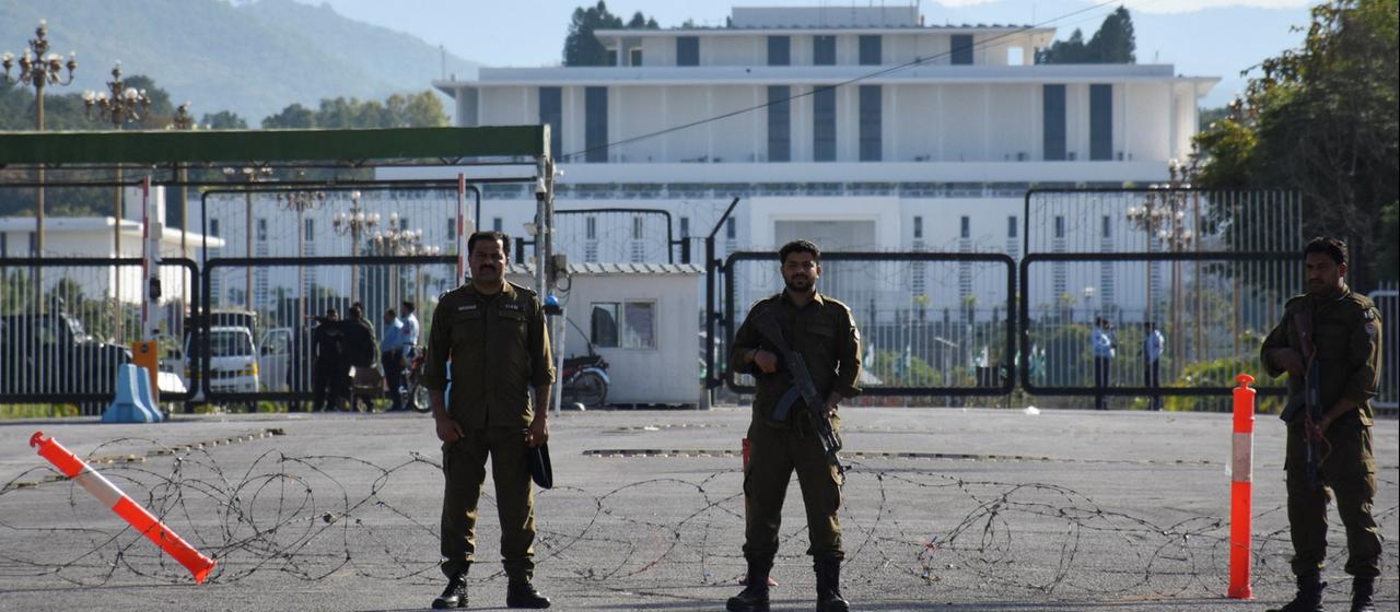 Verhandlungsort in Islamabad, Pakistan, Präsidentenpalast