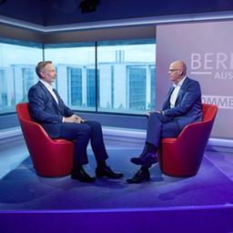 Christian Lindner beim Sommerinterview mit Matthias Deiß 