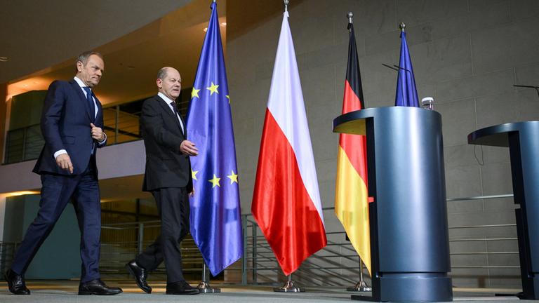 Olaf Scholz und Donald Tusk