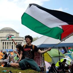Pro-palästinensischer Protest auf dem Gelände der Columbia University. (Archivbild vom 29. April 2024)