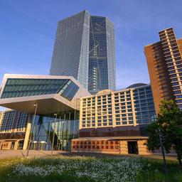 Das Gebäude der Europäischen Zentralbank (EZB) in Frankfurt.