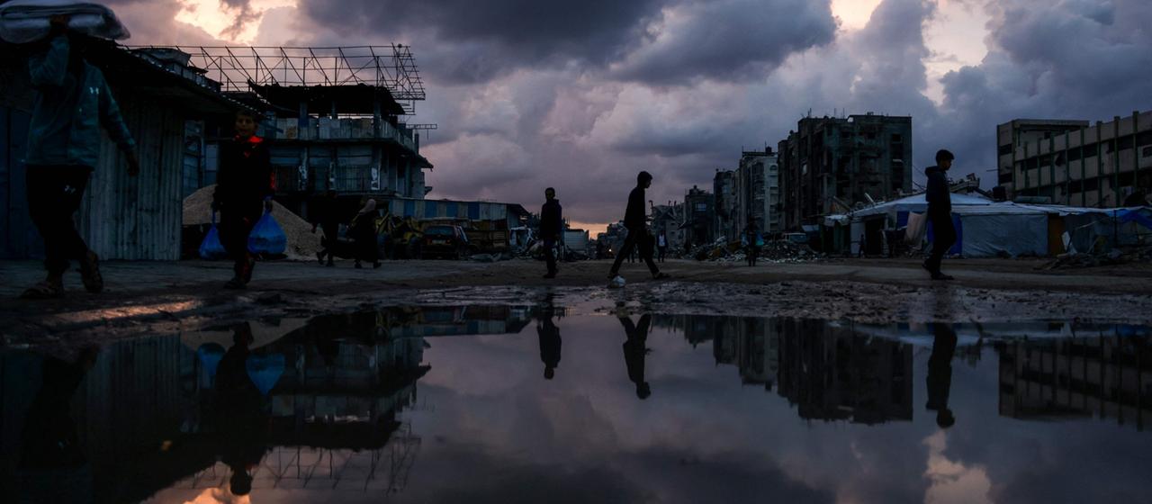 Überschwemmungen im Gazastreifen