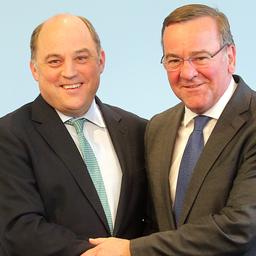 Ben Wallace und Boris Pistorius