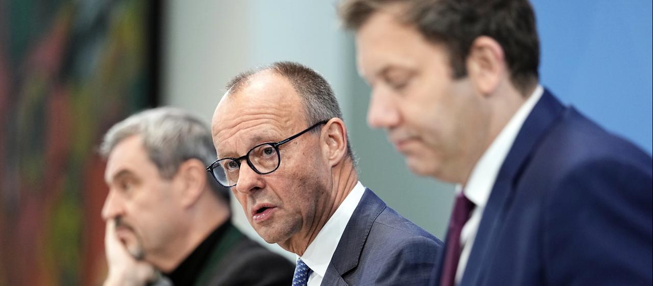 Markus Söder, Friedrich Merz, Lars Klingbeil