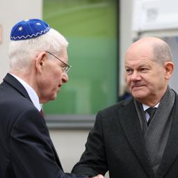 Josef Schuster und Olaf Scholz