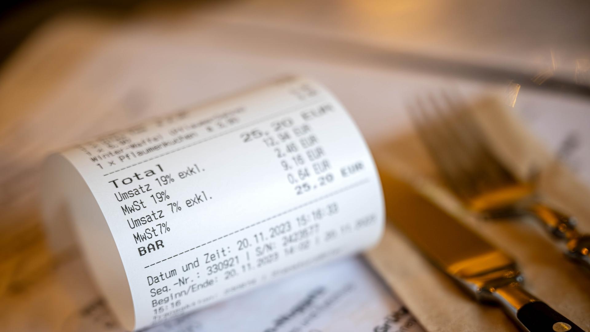 Restaurants geben reduzierte Mehrwertsteuer kaum weiter