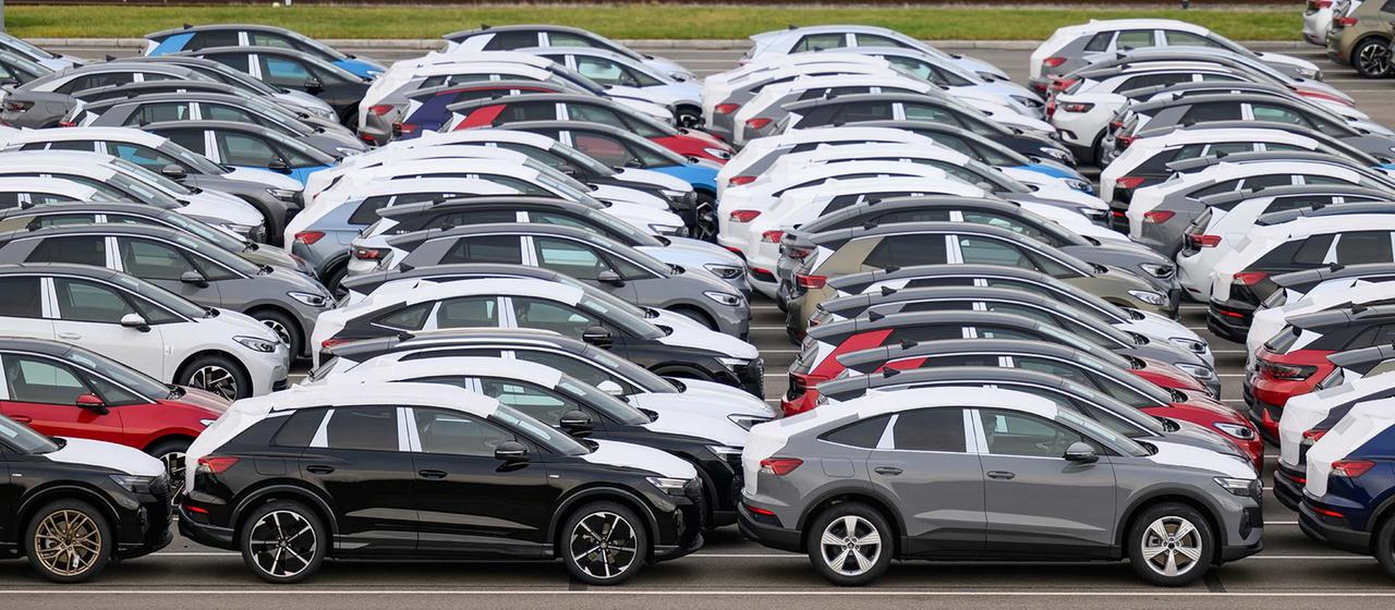 Neuwagen der Marken Volkswagen, Audi und Cupra