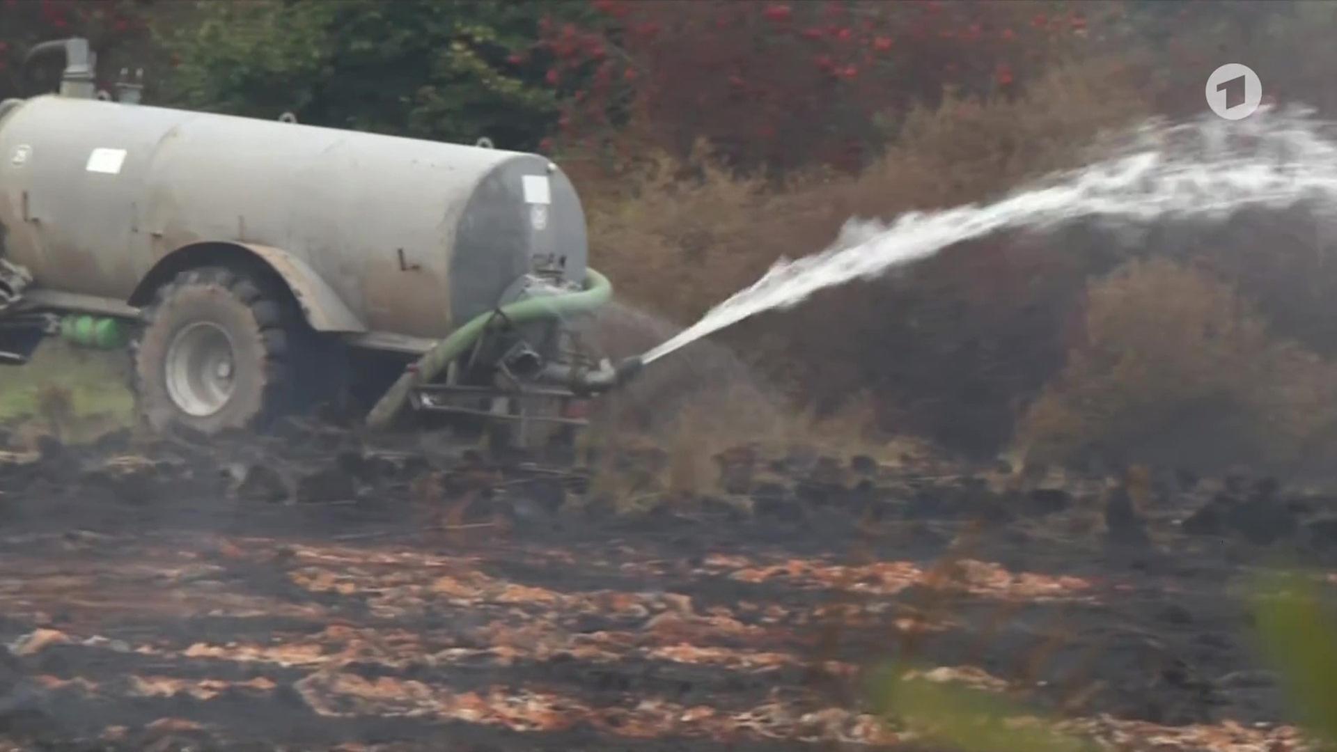 Waldbrand im belgischen Naturschutzgebiet Hohes Venn weiter nicht unter Kontrolle