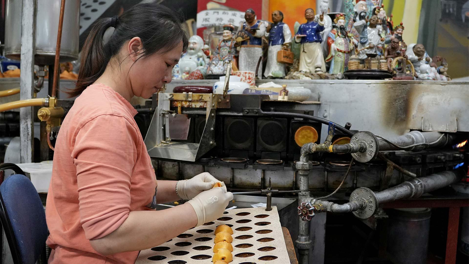 Glückskeksproduktion in San Francisco. | tagesschau /Studio Washington
