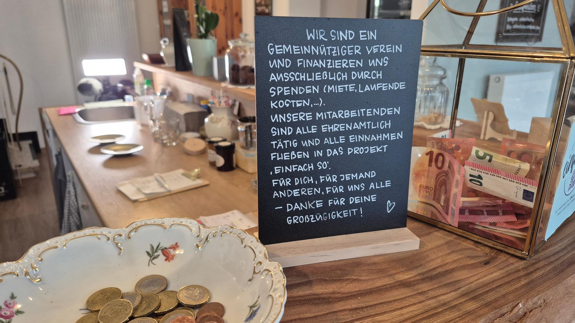Dieses Café hat keine Preise