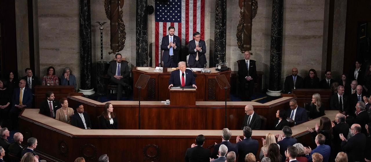 Trumps Rede zur Lage der Nation im US-Kongress