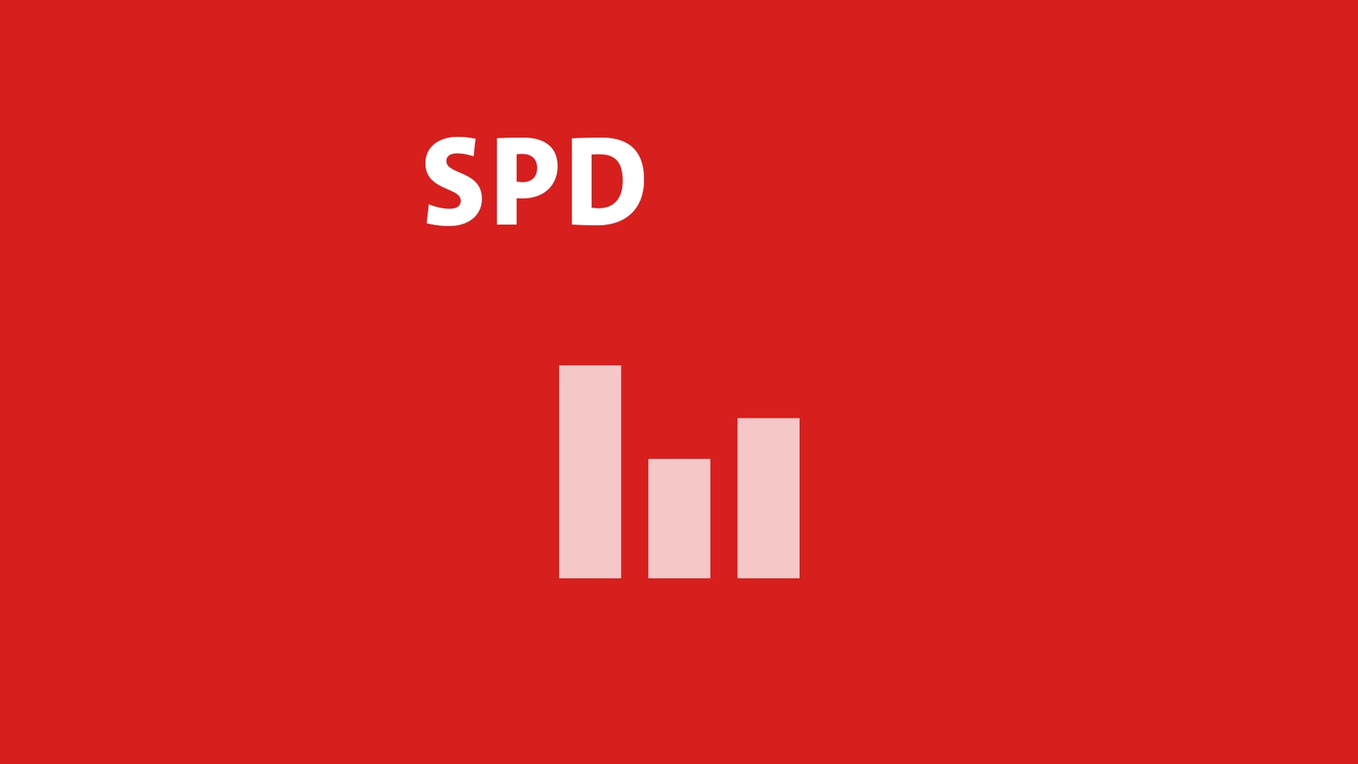 SPD-Logo mit Balkengrafik | ARD-aktuell