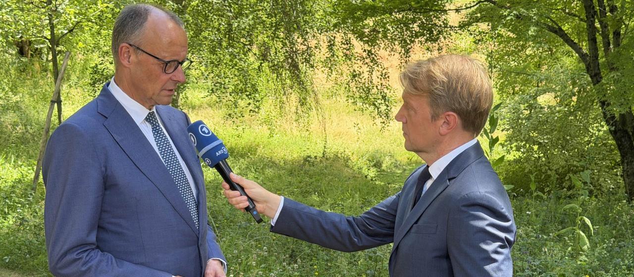 Friedrich Merz und Markus Preiß