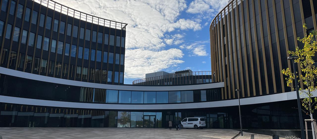Der Tech-Campus des IBM-Konzerns in Ehningen, Baden-Württemberg