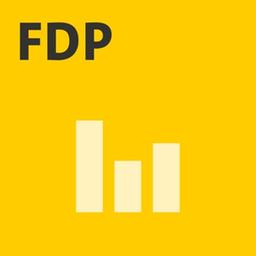 FDP-Logo mit Balkengrafik