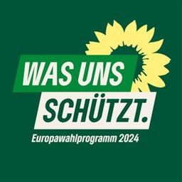 Titelseite des Wahlprogramms der Grünen zur Europawahl 2024