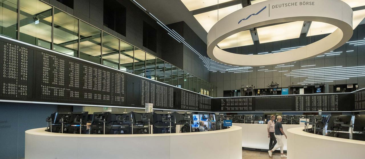 Blick in die Frankfurter Börse