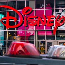 Disney-Logo am Times Square in New York