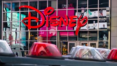 Disney-Logo am Times Square in New York