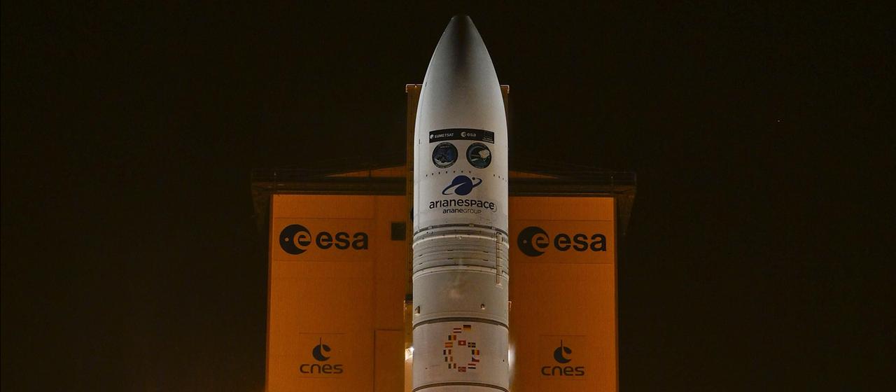 Die von Esa veröffentlichte Aufnahme zeigt den Start einer Ariane-6-Rakete (Archiv 13.08.2025) | dpa Die von Esa veröffentlichte Aufnahme zeigt den Start einer Ariane-6-Rakete (Archiv 13.08.2025)