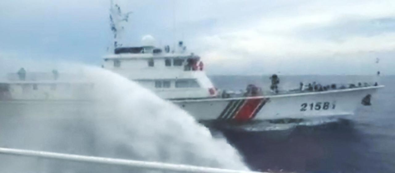Ein Schiff der chinesischen Küstenwache.